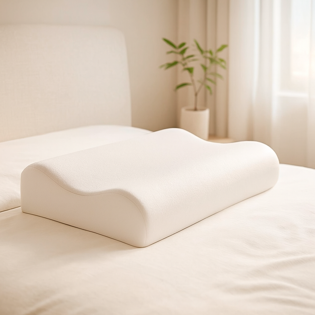 Vita-Pure Poduszka Ortopedyczna z Pianki Memory – Ergonomiczne Wsparcie Głowy i Szyi, Zestaw 2 Szt.